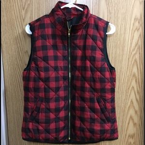 New with tags large apricot lane checkered vest